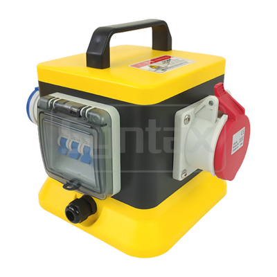 MZ Series MZ6 Portable Distribution Box IP67 Polycarbonate Industrial Socket 32A 200*200*215