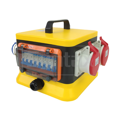 Syntax MZ8 Temporary Power Distribution Box IP67 Plastic 32A 260*260*245mm