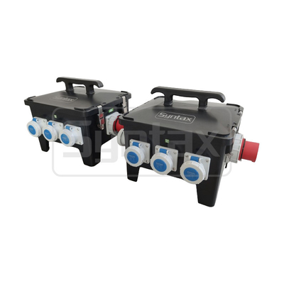 Syntax MP24 32A Portable Rubber Power Distro With RCBOs & MCBs Protection For Macau Project
