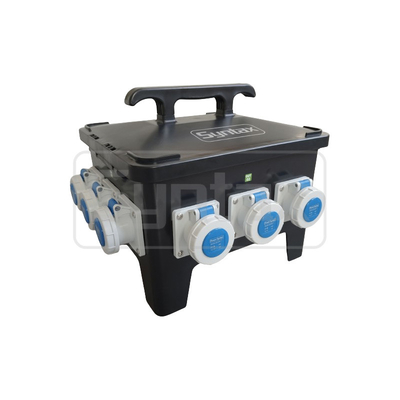 Syntax MP24 32A Portable Rubber Power Distro With RCBOs & MCBs Protection For Macau Project