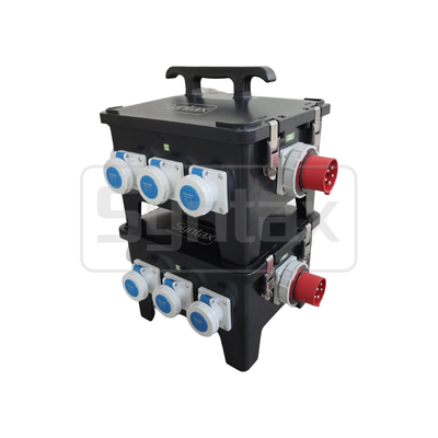 Syntax MP24 32A Portable Rubber Power Distro With RCBOs & MCBs Protection For Macau Project