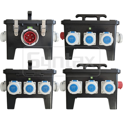 Syntax MP24 32A Portable Rubber Power Distro With RCBOs & MCBs Protection For Macau Project