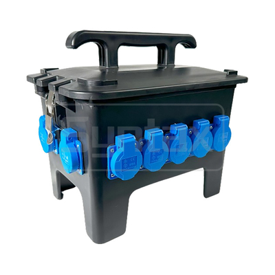 Syntax New RB13 Rubber Box 32A Three Phase Outdoor Mains Distro Box For Live Event Industry in Dubai