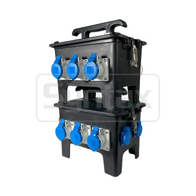 Syntax New RB13 Rubber Box 32A Three Phase Outdoor Mains Distro Box For Live Event Industry in Dubai