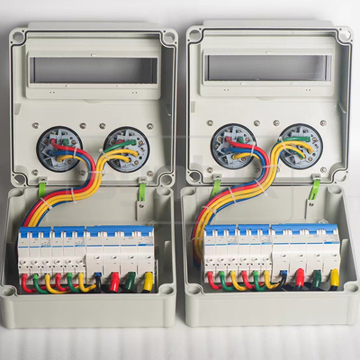 Syntax CX2 Wall Mounted Distribution Box 100AMP Three Phase Made in PC Electric Grey Stage Box 280*280*155mm