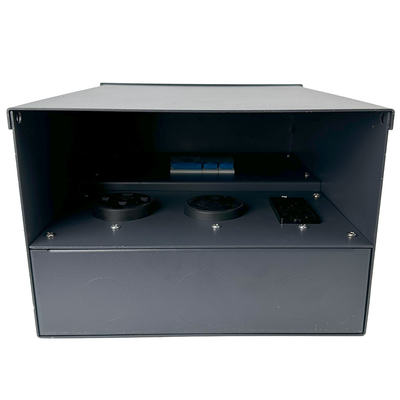 Syntax Temporary Power Outlet Panel Weatherproof RV Pedestal Electrical Breaker With 20A 30A 50 AMP Receptacles