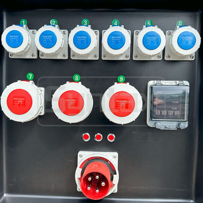 Syntax MD3 63AMP Three Phase Portable Distribution Panels HDPE IP67 With Schneider Breakers for Event Power 63x43x68cm