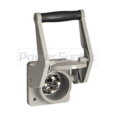 PowerSyntax Shore Power High Current Industrial Panel Mounted Male Socket 4P 250A 400V IP67 Part No. MB250A-BP