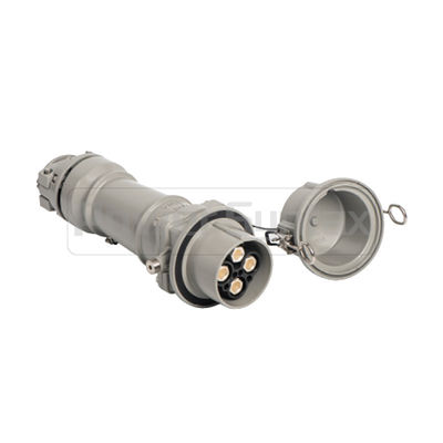 PowerSyntax Shore Power High Current Industrial Female Plug Straight Type 4P 350A 400V IP67 Part No. MB350A-BS-S