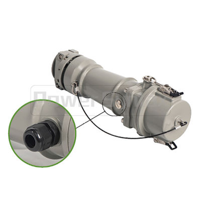 PowerSyntax Shore Power High Current Industrial Female Plug Straight Type 4P 350A 400V IP67 Part No. MB350A-BS-S