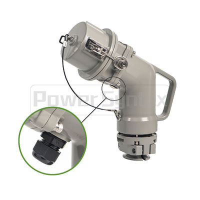PowerSyntax Shore Power High Current Industrial Female Plug Angled Type 4P 350A 400V IP67 Part No. MB350A-BS-B
