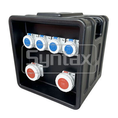 Syntax MD1 Three Phase 100AMP HDPE Portable Distribution Box IP67 Waterproof with Differential Protection