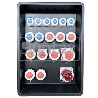 Syntax MD4 Three Phase IP67 Waterproof 125A/5P HDPE Portable Power Distribution Board for FIFA Sporting Events in Qatar 630x430x900mm