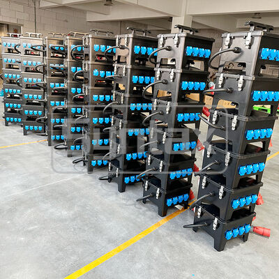 Syntax MP24 IP67 Waterproof Portable Power Distribution Unit 63A/5P with 1.2m Rubber Cable Protected by Schneider RCCB