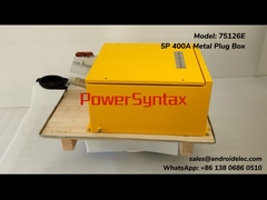 75126E 5P 400Aの壁に取り付けられた容器（金属のプラグ箱）