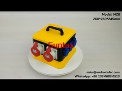 構文法MZ8の一時的な電力配分箱IP67のプラスチック32A 260*260*245mm