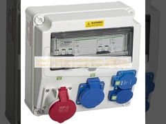 シンタックス CX2 壁掛け配送箱 32AMP 3相4線 シュナイダーのRCBO 280*280*155mm