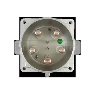 200A 5P IP67の高い現在のパネルによって取付けられる電気器具の入口のプラグのPowerSyntax第75266