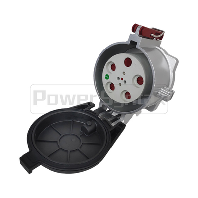 PowerSyntax 大電流産業用ソケット 5P 250A IP67 380V ヘビーデューティー No.75131