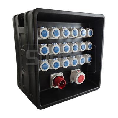 シンタックス MD3 200A HDPE電源配送ユニット IP67 インダストリアルソケットボックス 630x430x680mm