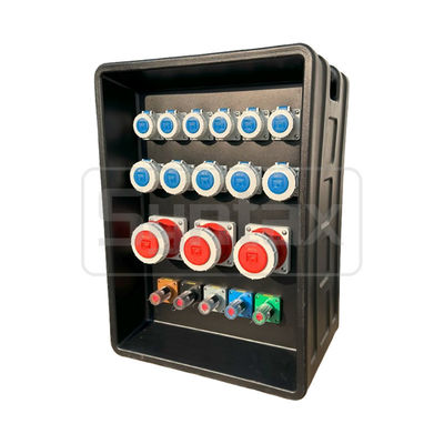 シンタックス MD4 三相 250AMP IP67 水性HDPE電源配送箱 シュナイダーブレーカーとパワーシンタックス 工業プラグとソケット 630x430x900mm