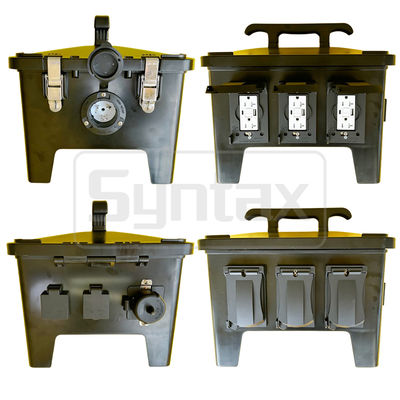 Syntax MP24 防水ポータブル配電ユニット 50A 単相 2極 4線 UL/ETL 認証済みレセプタクル