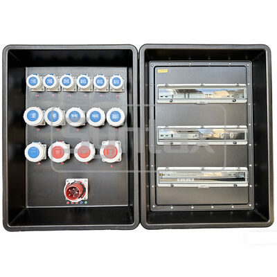 シンタックス MD4 IP67 防水 HDPE ポータブル電源配送箱 第3期 63A/5P カタールでのFIFAアウトドアイベント